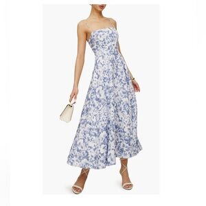 Reformation Blue and White Floral Maxi Dress